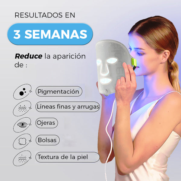 Glowskin Pro® - Máscara LED Antiedad